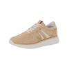 Sneaker TAMARIS "Tamaris Sneaker Leder/Synthetik", Damen, Gr. 38, beige (sand), Leder, Synthetik, casual, Schuhe