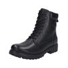 Schnürstiefelette JOSEF SEIBEL "Josef Seibel Stiefelette Leder", Damen, Gr. 40, schwarz, Leder, casual, Schuhe