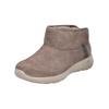 Stiefelette SKECHERS "Skechers Stiefelette Veloursleder", Damen, Gr. 37, braun, Veloursleder, casual, Schuhe