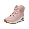 Schnürstiefelette SKECHERS "Skechers Stiefelette Lederimitat/Textil", Damen, Gr. 39, pink, Lederimitat, Textil, casual, Schuhe