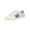 Sneaker THINK "Think Sneaker Nappaleder", Damen, Gr. 41, weiß (weiß, silber), Nappaleder, casual, Schuhe