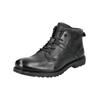 Schnürstiefelette BUGATTI "bugatti Stiefelette Leder", Herren, Gr. 43, schwarz, Leder, casual, Schuhe