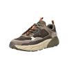 Sneaker JEEP "Jeep Sneaker Lederimitat/Textil", Herren, Gr. 45, braun (dunkelbraun), Lederimitat, Textil, casual, Schuhe