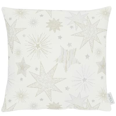 Dekokissen APELT "3755", beige (beige, sterne), B:39cm H:5cm L:39cm, Polyester, Baumwolle, Dekokissen_Sitzkissen_Kissenhüllen Image