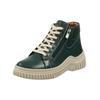 Schnürstiefelette HUSH PUPPIES "Hush Puppies Stiefelette Leder", Damen, Gr. 39, grün, Leder, casual, Schuhe
