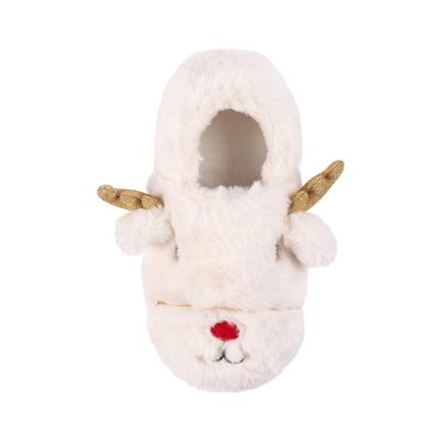 Haussocken FUN SOCKS "shoes & slippers", Kinder, Gr. 33 (34), reindeer lurex, Polyester, unifarben, Socken, mit elastischem Bund Image