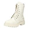 Schnürstiefelette MUSTANG SHOES "Mustang Shoes Stiefelette Lederimitat", Damen, Gr. 41, grau (ice), Lederimitat, casual, Schuhe