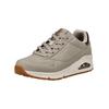 Sneaker SKECHERS "Skechers Sneaker Lederimitat", Damen, Gr. 41, grau, Lederimitat, casual, Schuhe