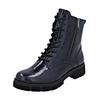 Schnürstiefelette REMONTE "Remonte Stiefelette Lederimitat", Damen, Gr. 38, blau (nachtblau), Lederimitat, casual, Schuhe