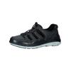 Sneaker HUSH PUPPIES "Hush Puppies Sneaker Leder", Herren, Gr. 43, schwarz (schwarz, blau), Leder, casual, Schuhe