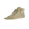 Sneaker PAUL GREEN "Paul Green Sneaker Veloursleder", Damen, Gr. 39, grün (olive), Veloursleder, casual, Schuhe