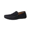 Mokassin IMAC "Imac Mokassin Veloursleder", Herren, Gr. 45, blau (dunkelblau), Veloursleder, casual, Schuhe