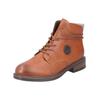 Schnürstiefelette RIEKER "Rieker Stiefelette Lederimitat", Damen, Gr. 36, braun, Lederimitat, casual, Schuhe