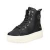 Sneaker MUSTANG SHOES "Mustang Shoes Sneaker Lederimitat", Damen, Gr. 40, schwarz, Lederimitat, casual, Schuhe