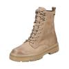Schnürstiefelette PAUL GREEN "Paul Green Stiefelette Nubukleder", Damen, Gr. 38,5, braun (mittelbraun), Nubukleder, casual, Schuhe