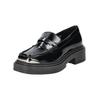 Slipper STEVE MADDEN "STEVE MADDEN Slipper Lederimitat", Damen, Gr. 40, schwarz (schwarz lack), Lederimitat, casual, Schuhe