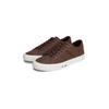 Sneaker TOMMY HILFIGER "TH HI VULC LTH STREET", Herren, Gr. 43, braun (dunkelbraun), Nappaleder, Veloursleder, sportlich, Schuhe, Freizeitschuh, Halbschuh, Schnürer mit weich gepolstertem Schaftrand