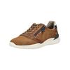Sneaker MUSTANG SHOES "Mustang Shoes Sneaker Lederimitat", Herren, Gr. 43, braun (kastanie), Lederimitat, casual, Schuhe