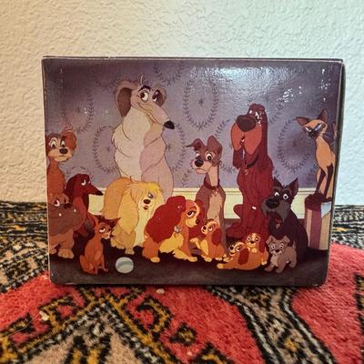 Disney Other | 5/$15 Vintage Disney Lady And The Tramp Box (Empty) Gift, Mug Size | Color: Brown/Red | Size: Os