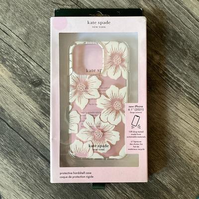 Kate Spade Cell Phones & Accessories | Kate Spade Pink Floral Iphone 13 Case **Large Camera** | Color: Pink/White | Size: Os