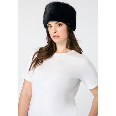 Women's Faux Fur Headband by Accessories For All in Black