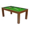 Gamesson Mars Combo Table - 6 Foot | 3-in-1 Pool, Table Tennis, Desk | Green & Blue Surfaces | Includes All Accessories | Perfect for Versatile Family Fun | Work & Play