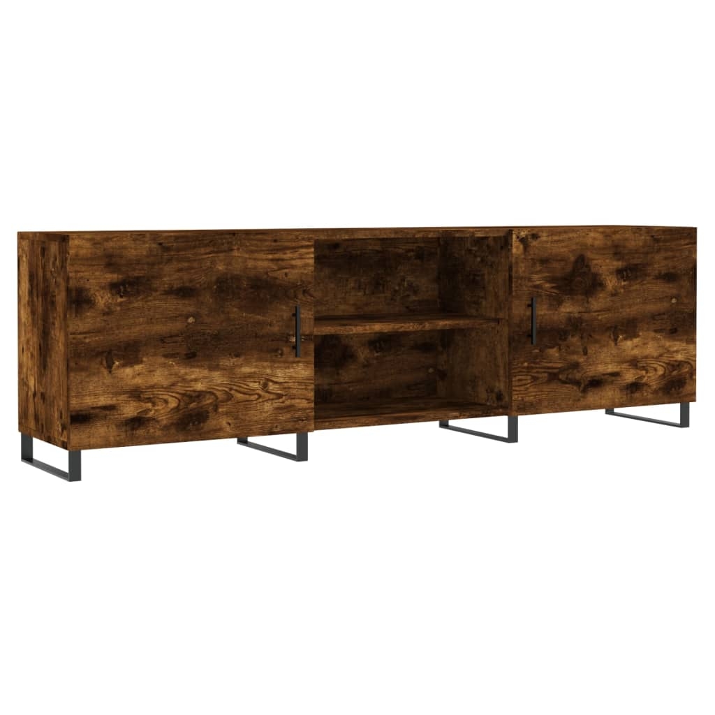 vidaXL TV-Schrank Räuchereiche 150x30x50 cm Holzwerkstoff Image