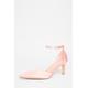 Quiz Womens Pink Diamante Strap Court Heels - Size UK 3 | Quiz Sale | Discount Designer Brands