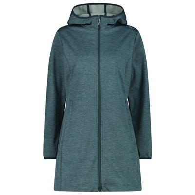 CMP - Women's Woman Parka Fix Hood - Softshelljacke Gr 46 blau Image