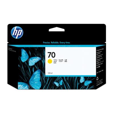 Original HP C9454A / 70 Druckerpatrone Gelb Image