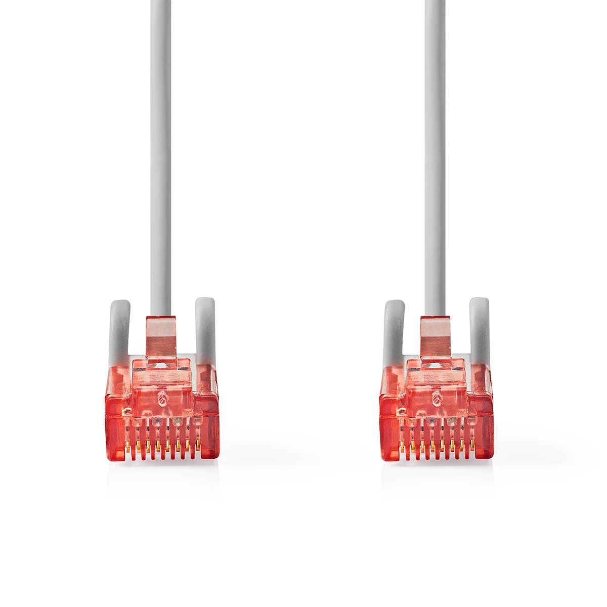 Nedis CAT6-Netzwerkkabel - RJ45 Stecker - RJ45 Stecker - U/UTP - 10.0 m - Rund - PVC - Grau - Label Image