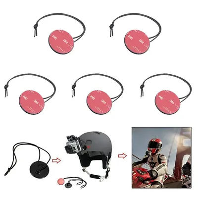 Curved Flat 3M Adhesive Mounts Sticker Mount Set For GoPro Hero 13 12 11 10 Xiaomi Yi 4K SJCAM Go Pro Action Camera Accessories