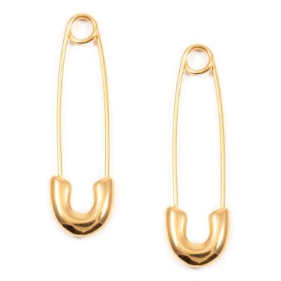 Hey Happiness - Sicherheitsnadel-Ohrringe aus Edelstahl 1 pair Damen (30.5 € / ) Image