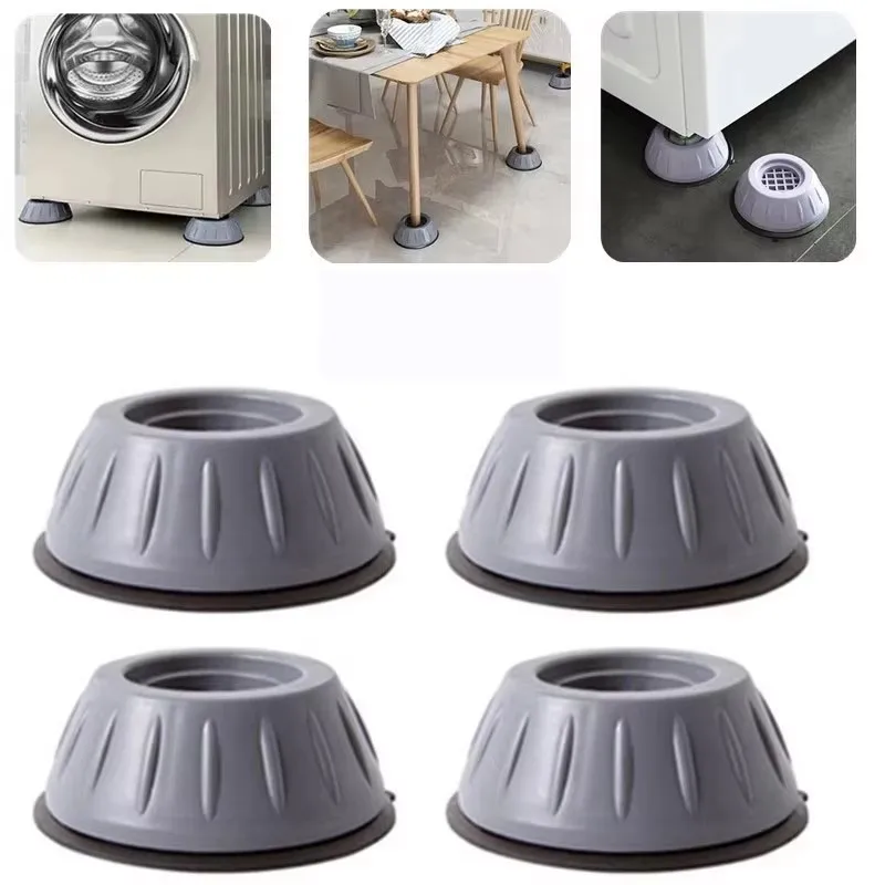 1-8Pcs Anti Vibration Washing Machine Pads Anti-slip Furniture Feet Pad Refrigerator Universal Support Base Mat Dampers Stand
