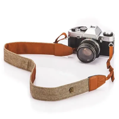 Retro Camera Strap Cotton Leather Camera Shoulder Neck Strap Belt For Sony/ Nikon Camera DSLR Digital SLR Halterneck Strap