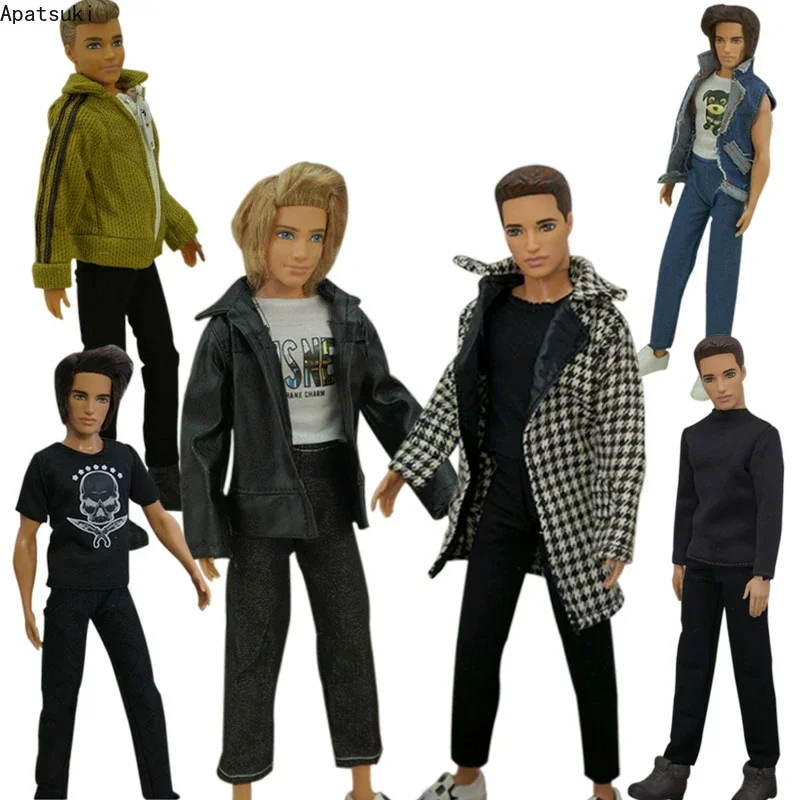 Mode Puppe Kleidung Für Ken Junge Puppe Mantel Hemd Hosen Hosen Für Barbie Freund Ken Prince 1/6 Puppen Zubehör Kinder Spielzeug