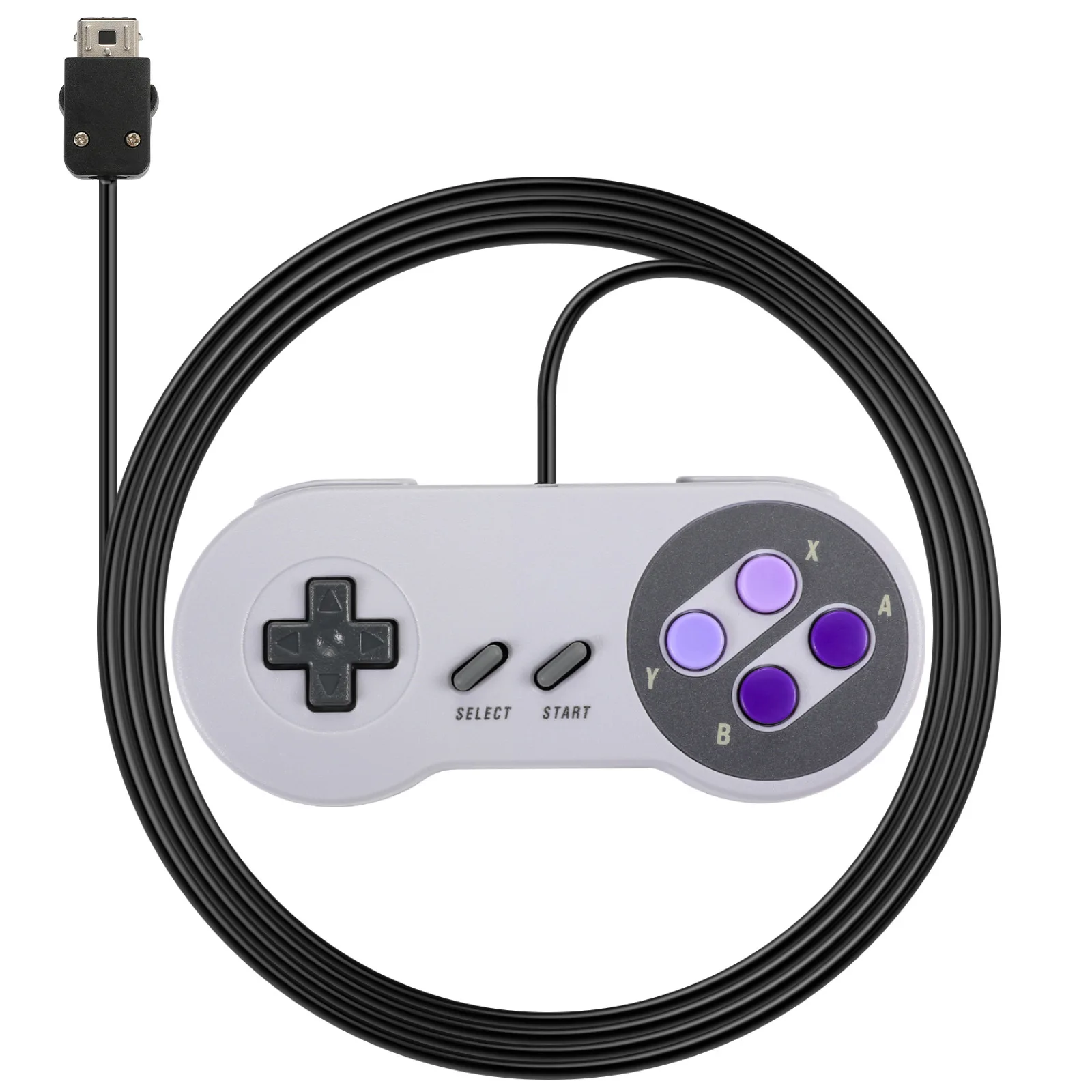 SNES/SFC-Gamepad, Original SNES/SFC-Spielekonsole, Gamepad-Griff für Super Nin-ten-do-Spielekonsole Image
