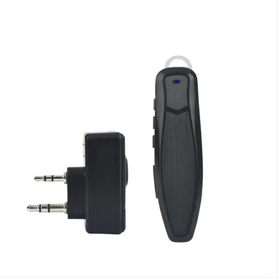 Newest Walkie Talkie Wireless Bluetooth PTT Headset Earpiece Hands-Free K Plug for KENWOOD Microphone Headset Adapter