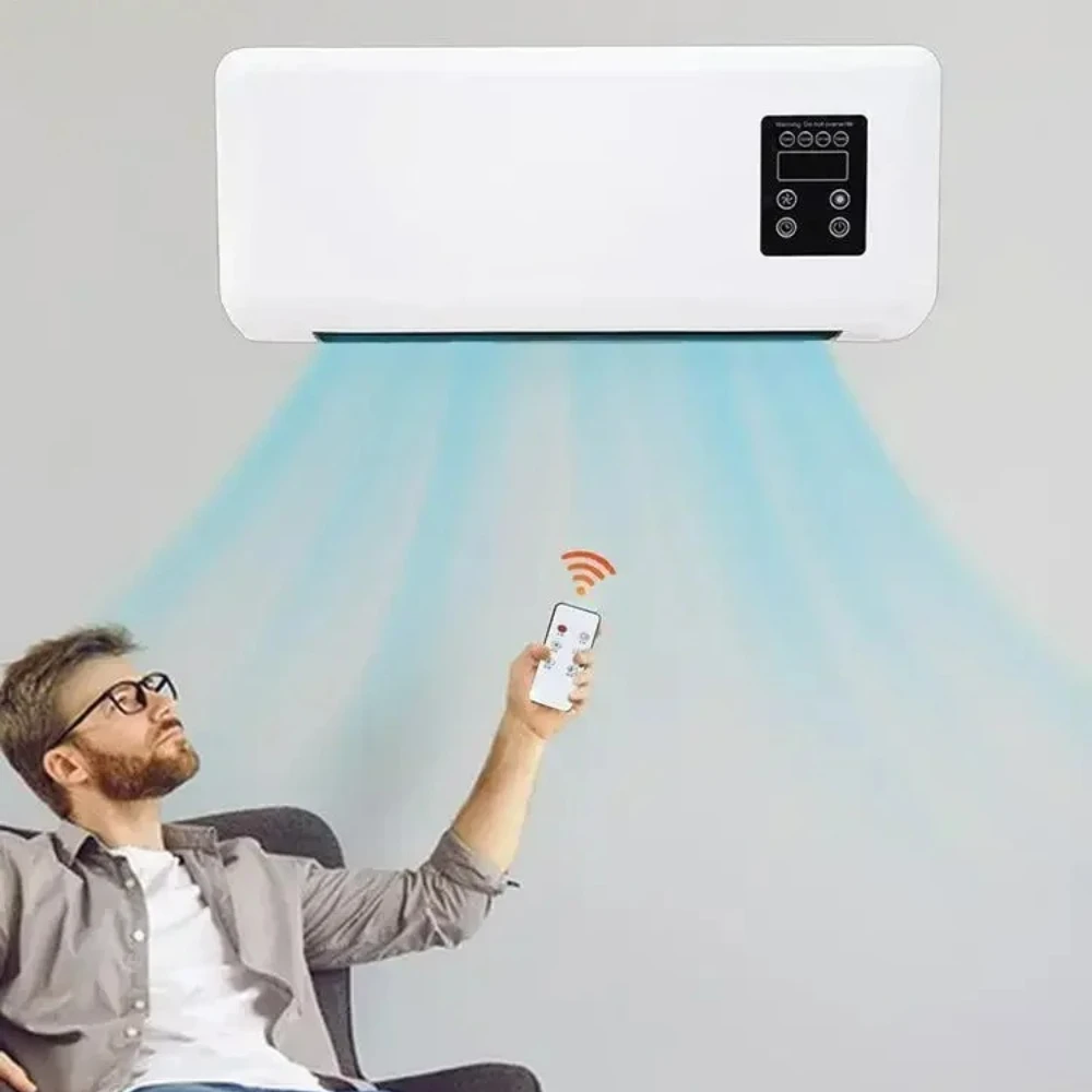 Tragbare All-in-One-Klimaanlagenheizung, 2000 W, Wandmontage, Kühlung, Heizeinheit für Wohnmobil, Camping, Wohnung, hochwertig Image