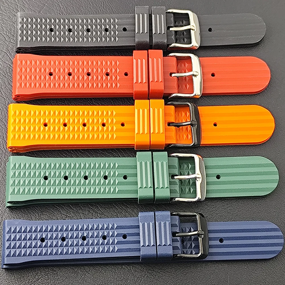 20/22mm Armband Herrenuhren Qualität Kautschukarmband Zubehör Uhrenteile Luxusmarke Uhrenarmbänder Uhrenarmband 20mm Image