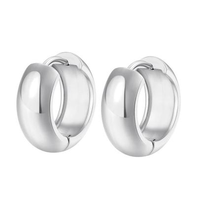 Hey Happiness - Chunky Creolen aus 925er Sterlingsilber Ohrringe 1 pair Damen (35.89 € / ) Image