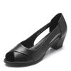 Frauen Schuhe Peep Toe Pumps Hohl Outs High Heels Sandalen Boot Schuhe Plattform Pumpen Frau Offene spitze Alias mujer Sommer
