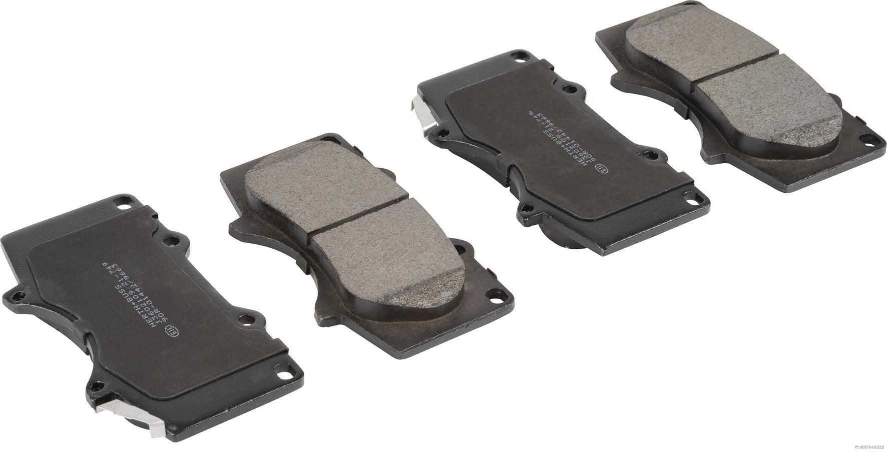 HERTH+BUSS JAKOPARTS Bremsbelagsatz TOYOTA,MITSUBISHI,LEXUS J3602109 044650K410,0446560270,0446560320 044650K030,044650K360,0446535250,04465YZZDB Image