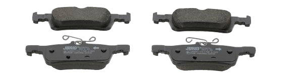 JURID Bremsbelagsatz FORD 573872J KTK1BC2M007AB,KTK1BC2M007AC,2096245 KTH1BC2M007AA,KTH1BC2M007AD,2112004,2123543,2272734,2426545,KTH1BC2M007AB Image