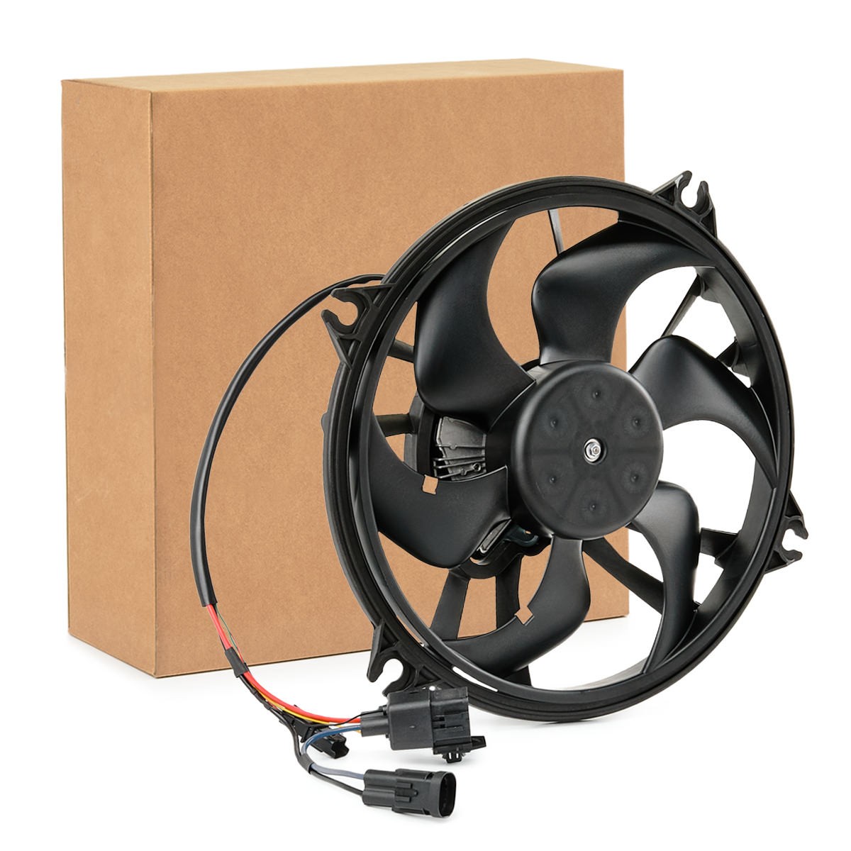 RIDEX Lüfter PEUGEOT,CITROËN 508R0149 00001253E3,1253E3,1253F2 Elektrolüfter,Hochleistungslüfter,Motorgebläse,Kondensatorlüfter,Lüfter, Motorkühlung Image