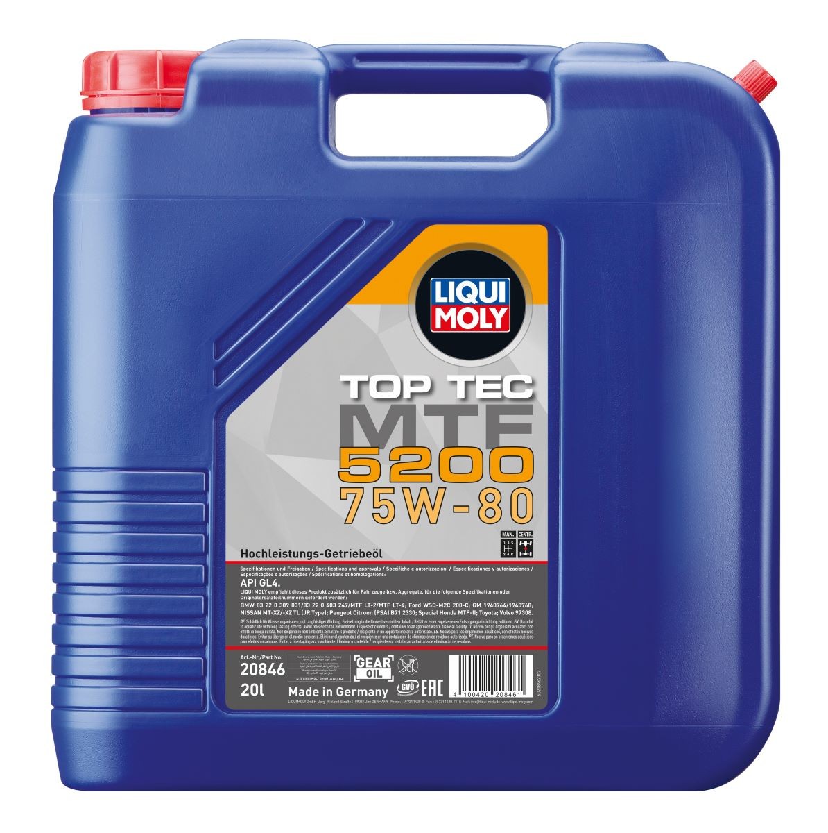 LIQUI MOLY Getriebeöl VW,MERCEDES-BENZ,OPEL 20846