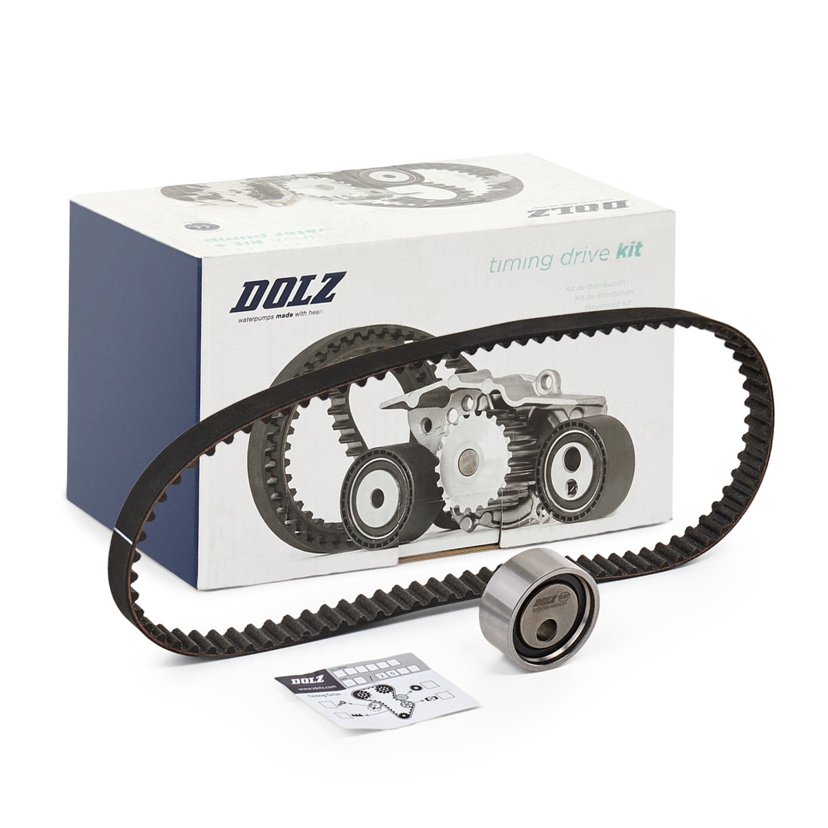 DOLZ Zahnriemensatz RENAULT,NISSAN SKD002 7701472644,7701472675,7701477013 Zahnriemen Kit,Zahnriemenkit Image