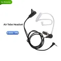 Auricolare da 2,5 mm 1 pin Radio Air Covert Tubo acustico Auricolari con microfono PTT compatibile con Motorola T5428 TLKR T5 XTR446