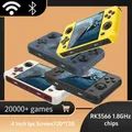 Console per videogiochi portatile retrò con chip da 1,8 GHz R40S 720 * 720 Schermo IPS da 4 "WIFI integrato Bluetooth 64 bit RK3566 Regali di compleanno