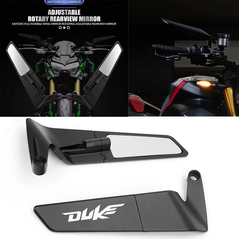 Specchietto retrovisore moto per KTM 125 200 250 390 690 790 890 Duke 990 1290 1390 Super Duke Stealth Winglets Specchi retrovisori
